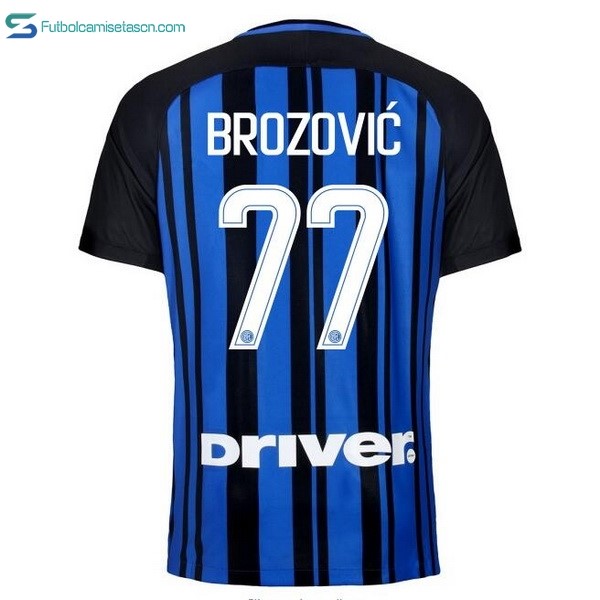 Camiseta Inter 1ª Brozovic 2017/18